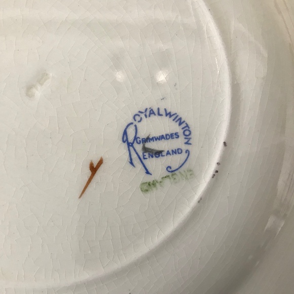 Vintage Royal Winton Grimwades Square Luncheon Plate 8.75” - Picture 4 of 6